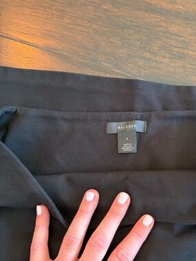 Halogen Black Pencil Skirt Small Classic Work Office Minimalist